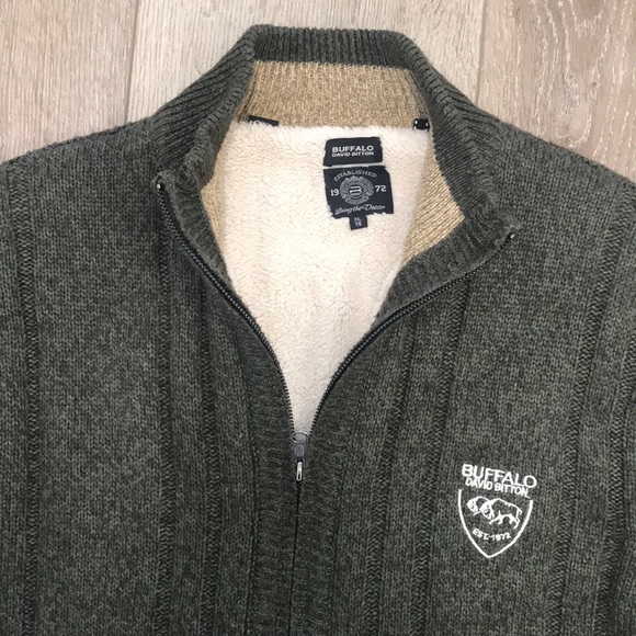 Buffalo David Bitton Other - Buffalo David Britton, Sweater with Sherpa lining